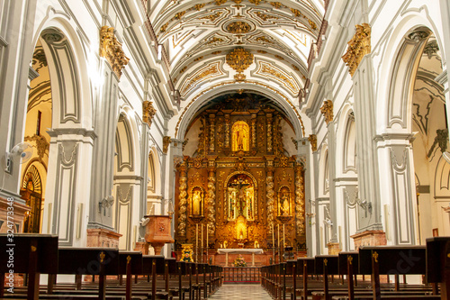 interior of church