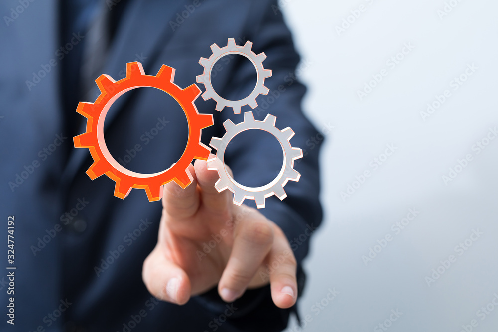 gear Technology setting concept background. gear Technology setting concept background.
