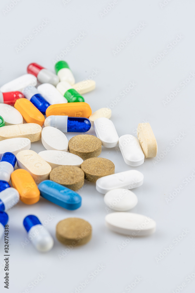 White background medicine picture White background medicine picture