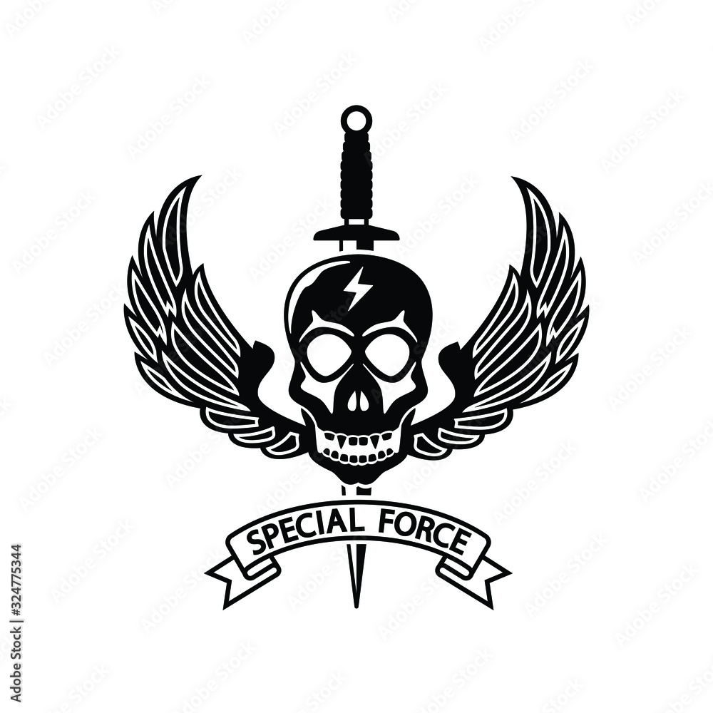Special force soldier unit logo Special force soldier unit logo