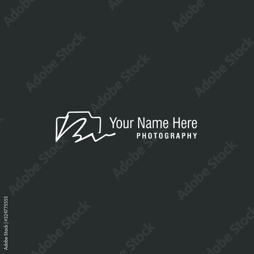 Bv Initial Signature Photography Logo
