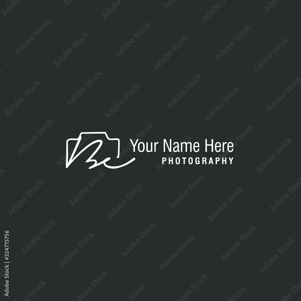 Be Initial Signature Photography Logo Be Initial Signature Photography Logo