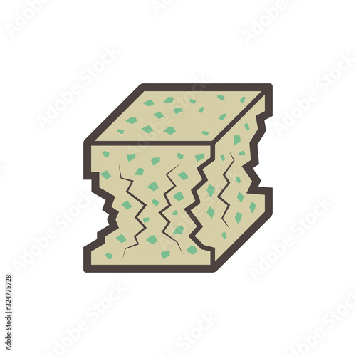 concrete testing icon