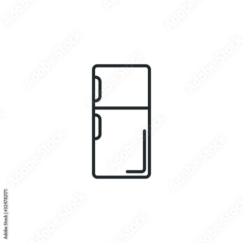 Freezer cold icon template color editable. Freezer cold symbol vector sign isolated on white background illustration for graphic and web design.
