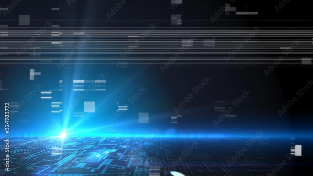 Animation of sizzle in blue background Animation of sizzle in blue background