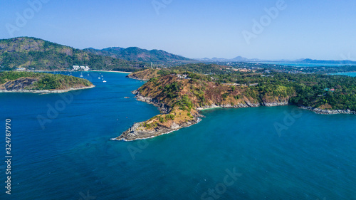 Promthep Cape is a mountain of rock that extends into the sea in Phuket, Thailand © F8  \ Suport Ukraine