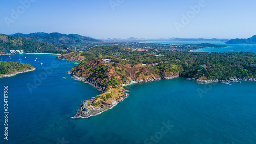 Promthep Cape is a mountain of rock that extends into the sea in Phuket, Thailand © F8  \ Suport Ukraine