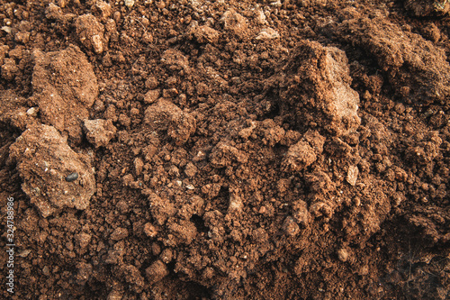texture of dry soil