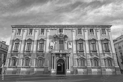 Catania - The palace Palazzo San Giuliano on the University square. © Renáta Sedmáková