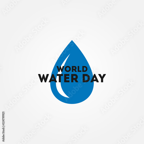 World Water Day Vector Design