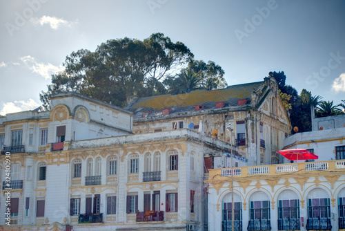 Tangier, City center in sunny weather