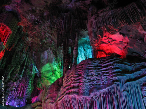 Silver Lava Cave, Yangshuo city, Guangxi providence, China photo