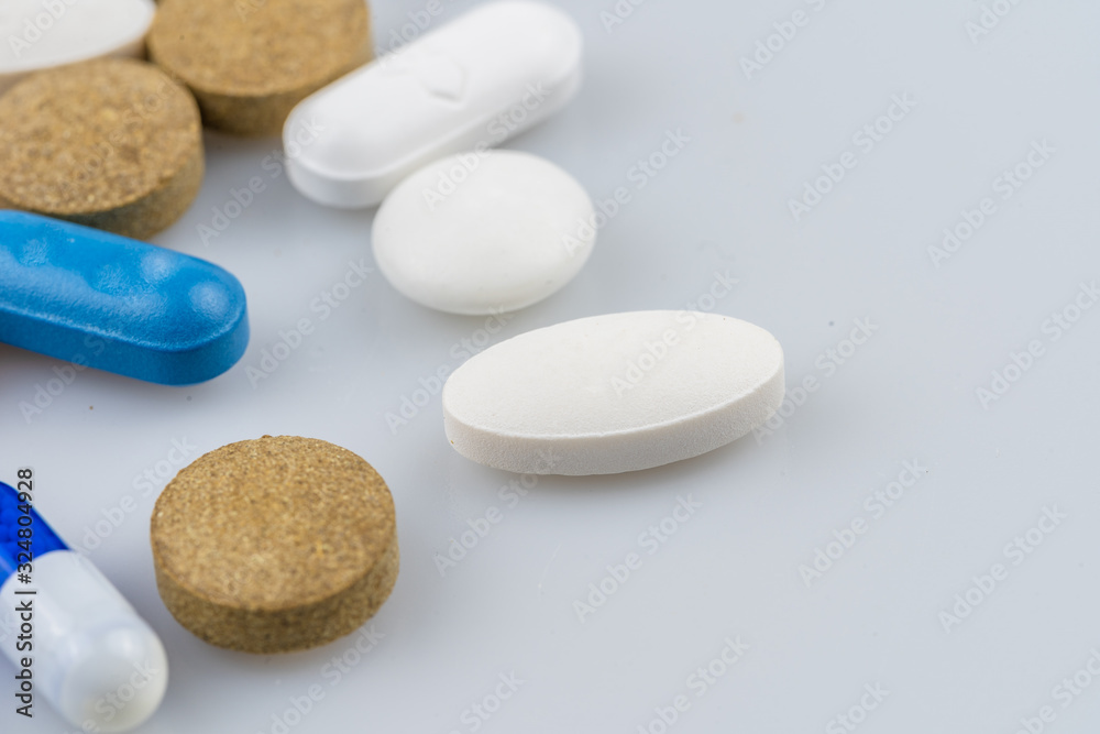 White background medicine picture White background medicine picture