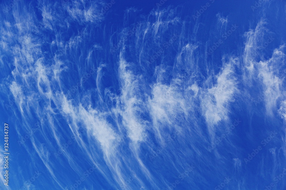 Obraz premium 하늘의구름과비행기