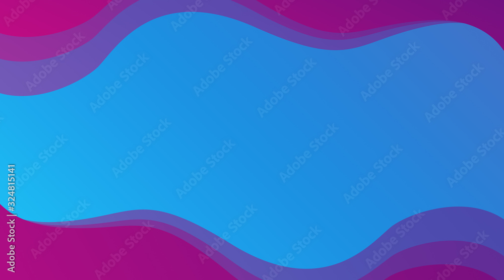 Blue abstract background with purple waves and space for text or image Blue abstract background with purple waves and space for text or image