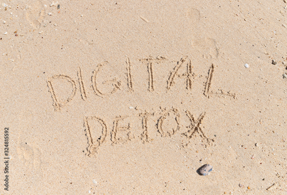 Fototapeta premium Social media gadget internet addiction concept