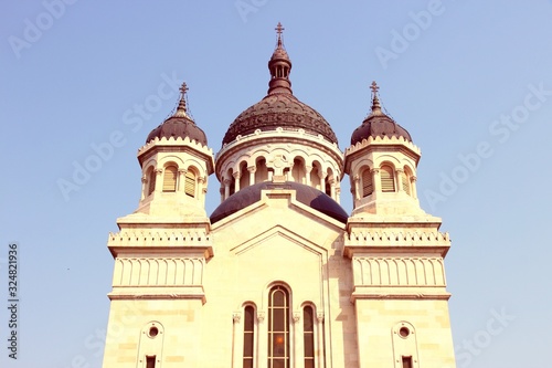 Cluj-Napoca, Romania. Retro style filtered color. photo