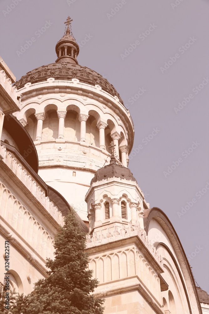 Cluj-Napoca. Retro style filtered color.