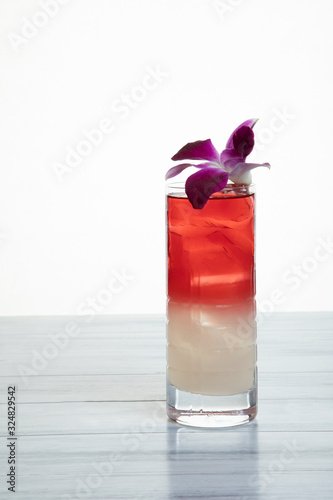 Fotografie Jack Rose with lychee cocktail