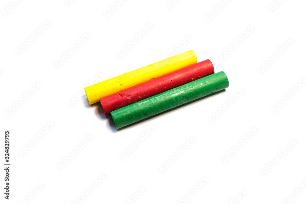 Pastellkreide Pastellfarben isoliert Pastellkreide Pastellfarben isoliert