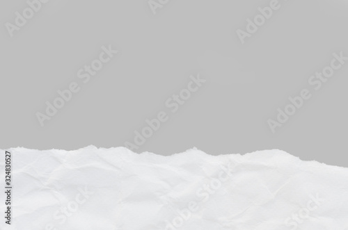paper different shapes scraps isolated on gray background with clipping path © Anucha