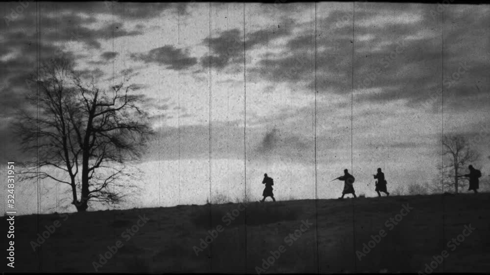 Archival footage from the East Front during World War II.
Soviet Union, CIRCA 1941-1943