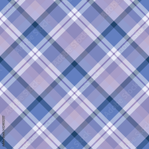 Seamless pattern in amazing discreet lilac and purple colors for plaid, fabric, textile, clothes, tablecloth and other things. Vector image. 2