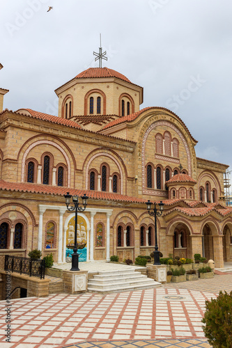 Thessaloniki, Greece - February 12 2020: temples in Thessaloniki