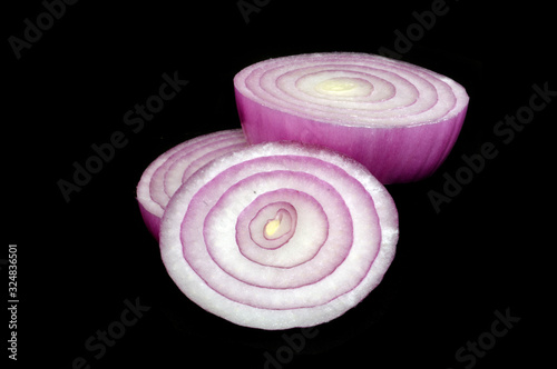 onion isolated on white background