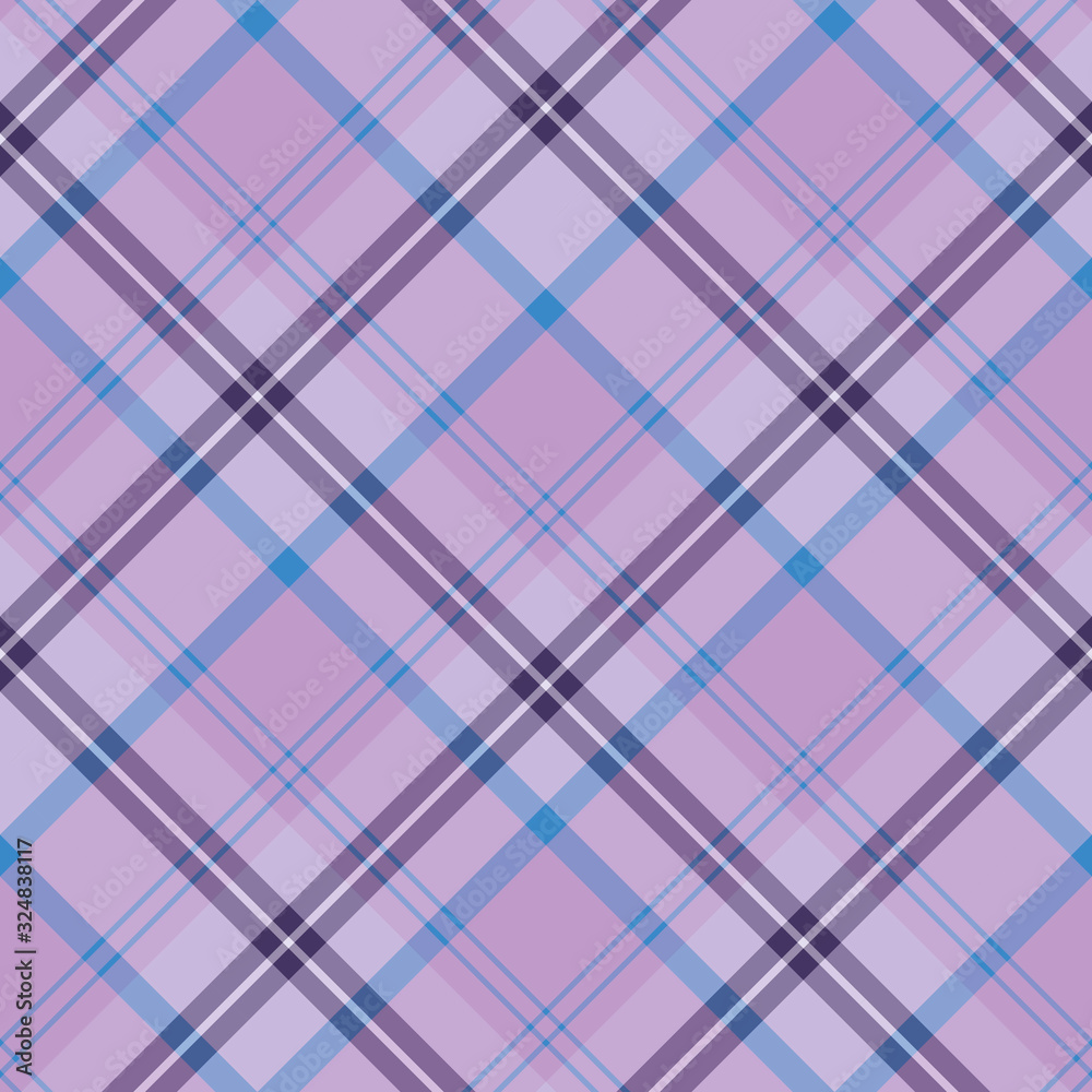 Seamless pattern in amazing evening lilac, purple and blue colors for plaid, fabric, textile, clothes, tablecloth and other things. Vector image. 2 Seamless pattern in amazing evening lilac, purple and blue colors for plaid, fabric, textile, clothes, tablecloth and other things. Vector image. 2