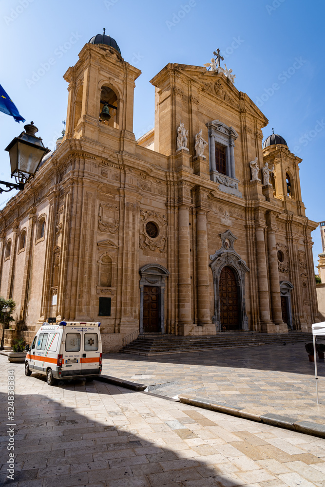 A view of Marsala Italy (Sicily)