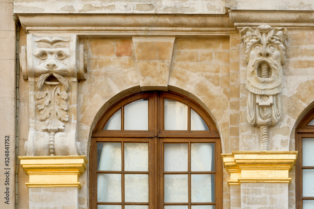 detail of House of the King of Bavaria in Brussels, Belgium