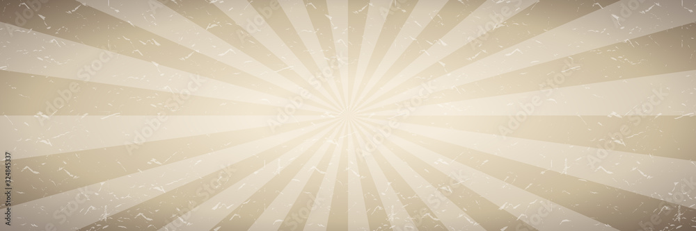 Sepia radial stripes background	