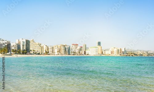 Sea coast. Costa Blanca, Calp, Spain