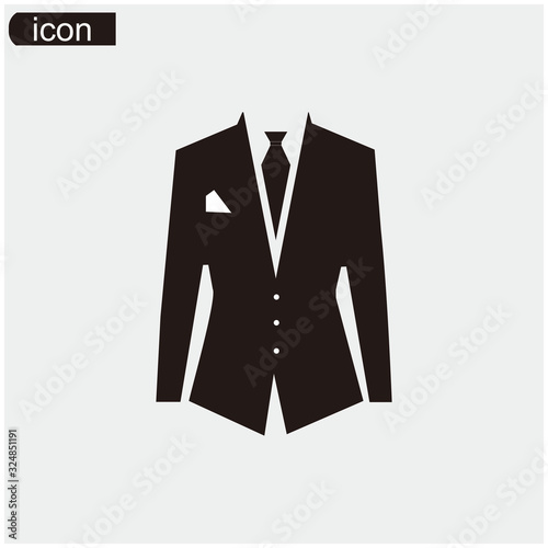suit icon vector illustration sign