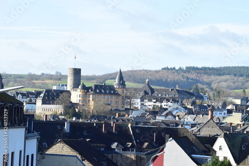 Blick über Mayen in der Eifel photo