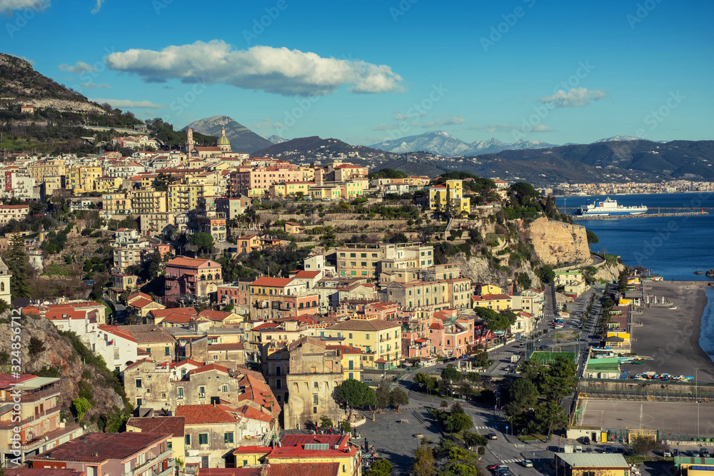 View of a Salerno city, Italy