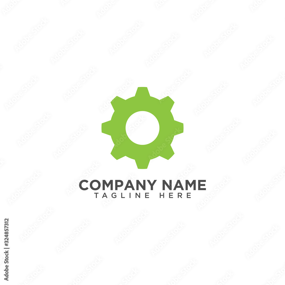 Gear Machine Template vector icon illustration design