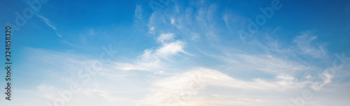 Fototapeta Naklejka Na Ścianę i Meble -  panorama blue sky with white cloud