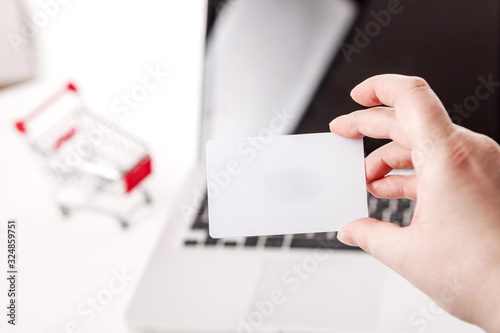credit card as Online shopping concept