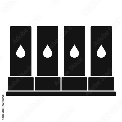 Printer cartridge icon. Simple illustration of printer cartridge vector icon for web design isolated on white background