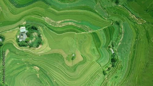 Ruộng bậc thang mùa lúa