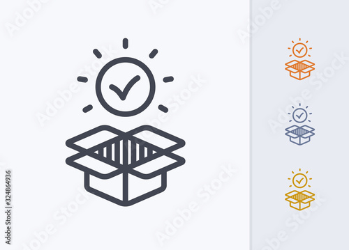 Unboxed Checkmark - Pastel Stroke Icons