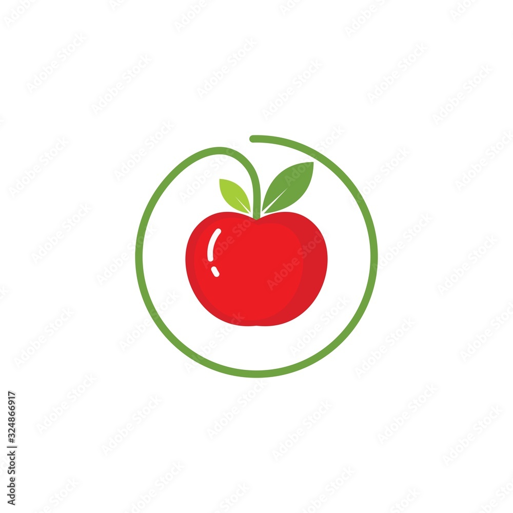 Apple logo icon vector illustration design Apple logo icon vector illustration design