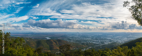 Panorama overview Rockhampton tropical Australia