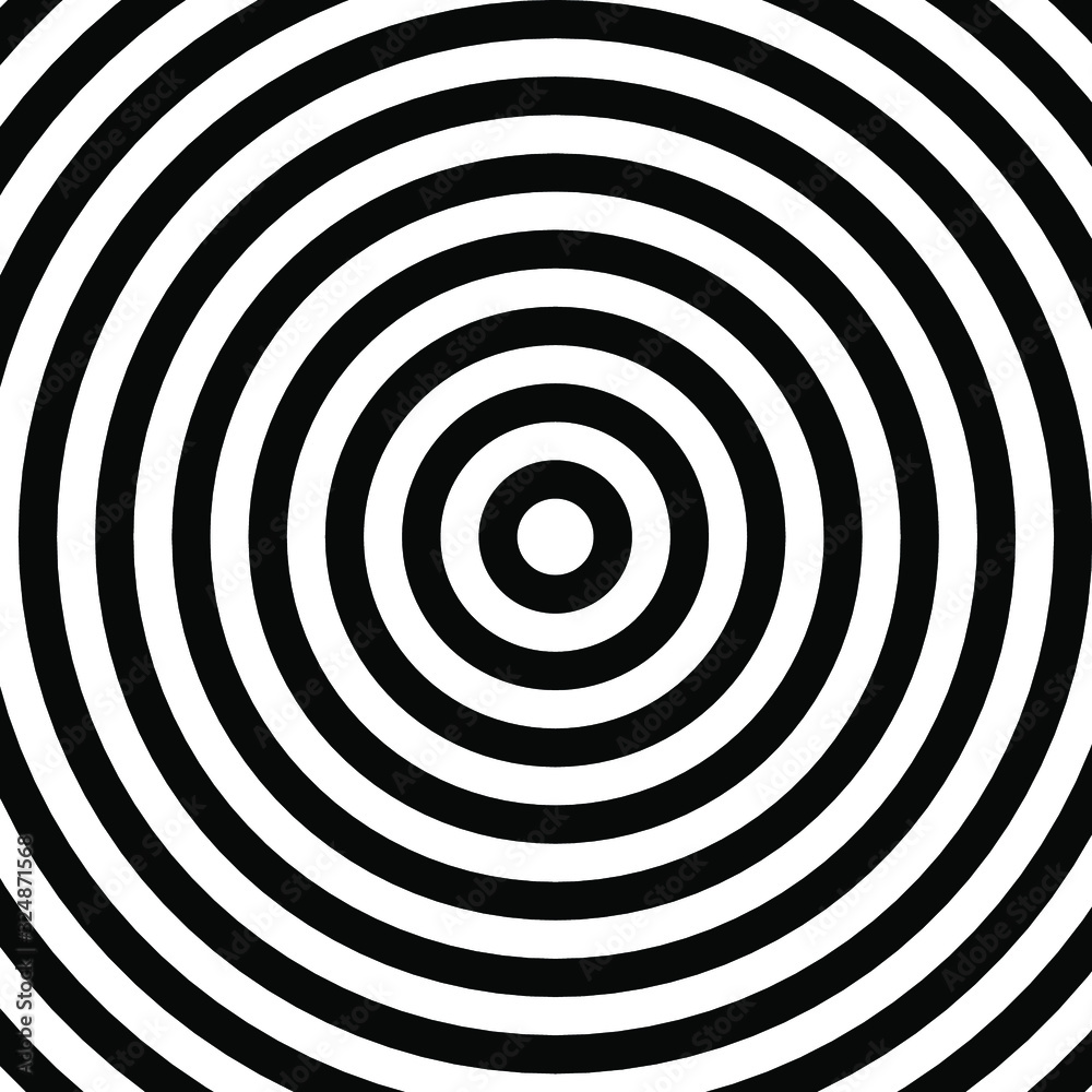 Naklejka premium Streszczenie koło zwięzłe elementy czarno-białe tło wektor wzór