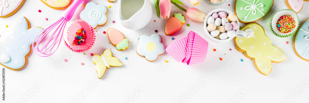 Obraz Sweet Easter baking background