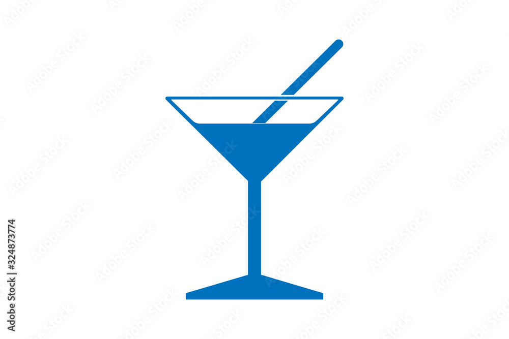 cocktail Icon, wine glass icon Vector illstration cocktail Icon, wine glass icon Vector illstration
