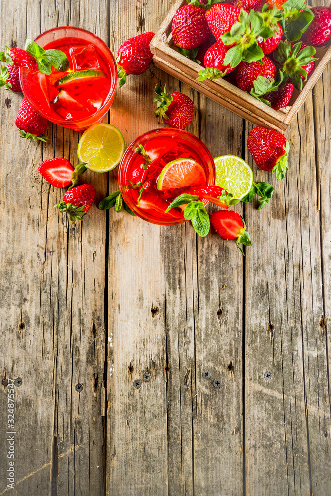 Homemade strawberry lemonade Homemade strawberry lemonade