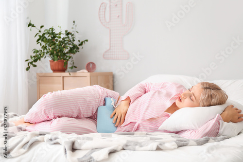 Young woman suffering from ...
